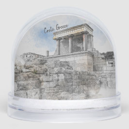 Knossos Palace Snow Globe – Heraklion Crete Greece