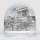 Knossos Palace Snow Globe – Heraklion Crete Greece (裏面)