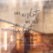 Knot Blackスクリプトカップルを結んだショットを撮る ウィンドウサイン (シート2)