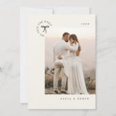 Knot Elopment写真のミニマル発表を結んだ セーブザデート (正面)