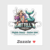 Knot Tell'n Chartersロゴシール シール (シート)