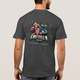 Knot Tell'n Chartersロゴ ブラックTシャツ Tシャツ