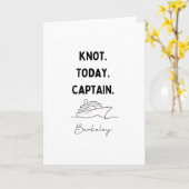 Knot Today Captain Cruise Outfit Berkeley Californ カード (黄色い花)