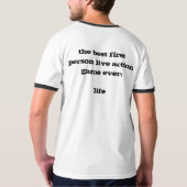 Knoteworthyの無価値なゲーマー Tシャツ (裏面)