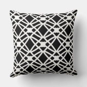 Knots on black pattern クッション (裏面)