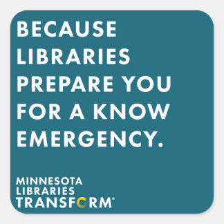 Knowティール(緑がかった色)スクエアステッカー スクエアシール