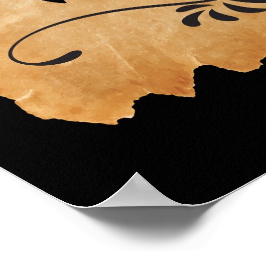 Know Before Whom You Stand Hebrew English Art ポスター (角)