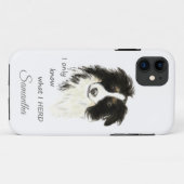 Know I HERD「コリー縁どドッグ名前をカスタムする Case-Mate iPhoneケース (裏面(横))