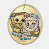 Know Jesus  セラミックオーナメント (左)