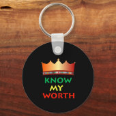 Know My Worthキーチェーン キーホルダー (正面)