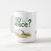 Know Peace 市民権運動活動家マグカップ コーヒーマグカップ (正面左)