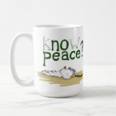 Know Peace 市民権運動活動家マグカップ コーヒーマグカップ (左)
