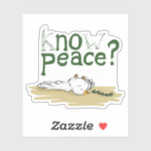 Know Peace Civil Rights Activist Sticker シール (シート)