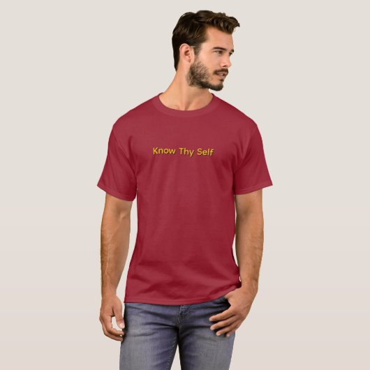 Know Thy Self マロン Tシャツ (正面フル)