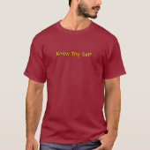 Know Thy Self マロン Tシャツ (正面)