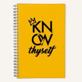 KNOW THYSELF: 戦略的エグゼクティブジャーナル ノートブック (正面)