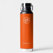 Know Thyself Executive Water Bottle | Int Orange ウォーターボトル (正面)