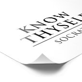 Know Thyself - Socrates フォトプリント (角)