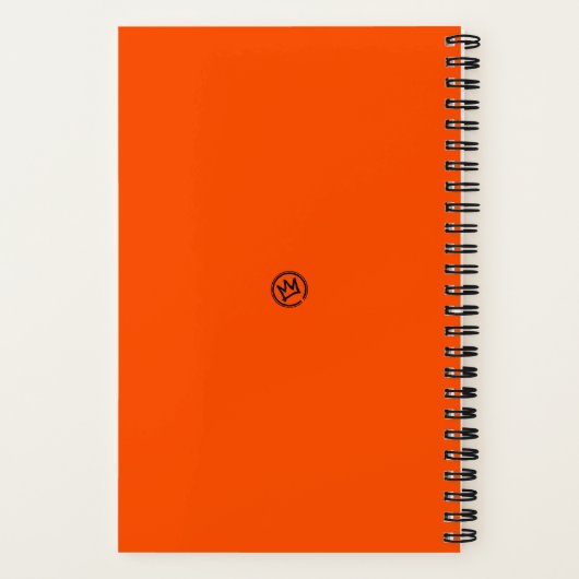 KNOW THYSELF Tactical Journal | Int Orange ノートブック (裏面)