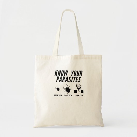 Know Your Parasites - Anti Trump T-shirt - Unisex トートバッグ (正面)