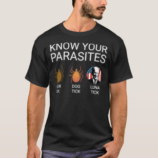 Know Your Parastitesアンチジョーバイデン氏Tシャツ Tシャツ