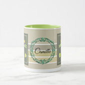 Know Your Place – Personalized Floral Affirmation マグカップ (中央)