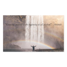 Know Yourself引用文 – 長方形シール