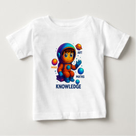 Knoweledge is My Universe - Space learning Explore ベビーTシャツ