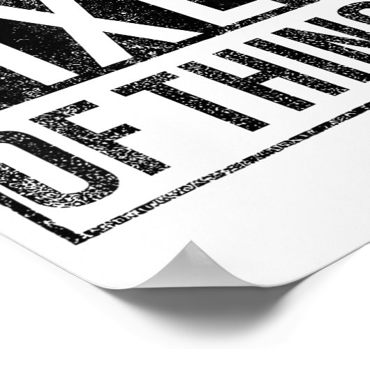 Knower Of Stuff Fixer Of Things Handyman Dad Fathe ポスター (角)