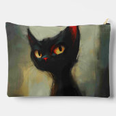  Knowing Black Ninja Cat  アクセサリーポーチ (裏面)