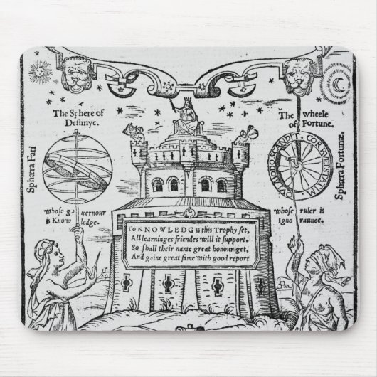 「Knowledgeの城へのFrontispiece マウスパッド (正面)