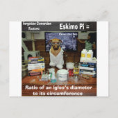 Knowledge 忘れ Dog Conversions Eskimo Pi ポストカード (正面)