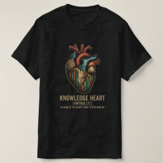 Knowledge Heart ビンテージ文学Tシャツ | 解剖学 Tシャツ