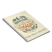 Knowledge is Magic Witchy Book Dark Academia ノートブック (右側)