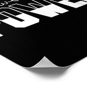 Knowledge Is Power やる気を起こさせる引用文- Uni-adult ポスター (角)