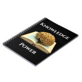 Knowledge is Power -金ゴールド版 ノートブック (左側)