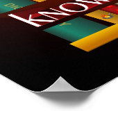 Knowledge is Power Bookase ポスター (角)