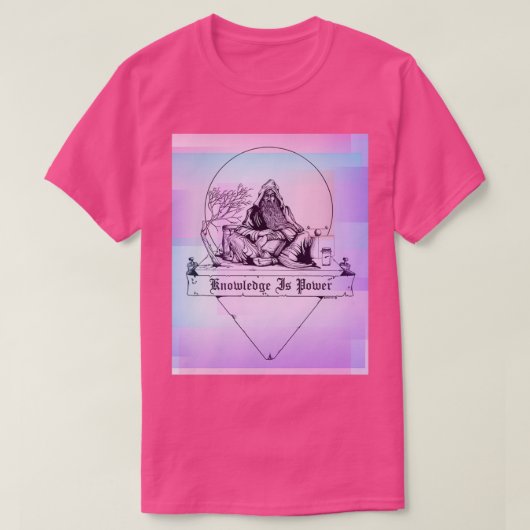 Knowledge is Power Tシャツ (デザイン正面)