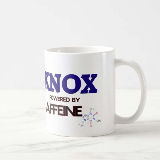 Knoxはカフェインによって動力を与えました コーヒーマグカップ (右)