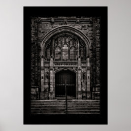 Knox College Entrance No 1 with Border ポスター