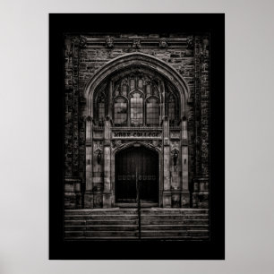 Knox College Entrance No 1 with Border ポスター