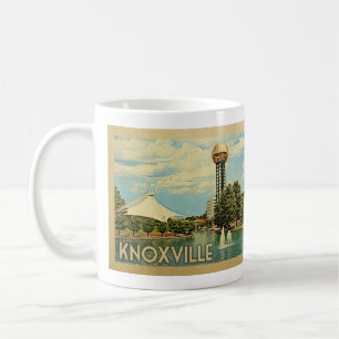 Knoxvilleテネシー州のヴィンテージ旅行 コーヒーマグカップ