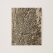 Knoxville (1886年)のヴィンテージの絵解き地図 ジグソーパズル (縦)