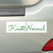 KNPのロゴのステッカー バンパーステッカー (車上)