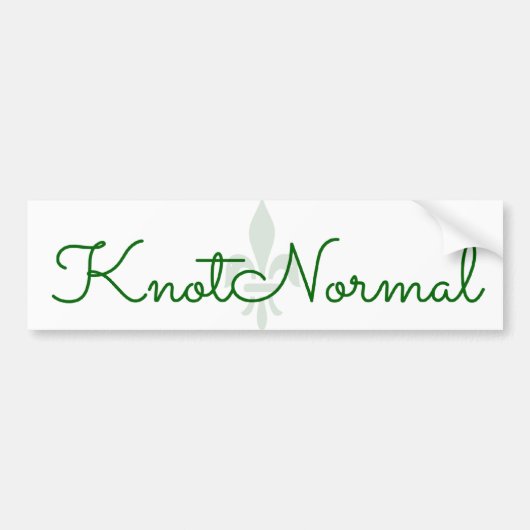 KNPのロゴのステッカー バンパーステッカー (正面)