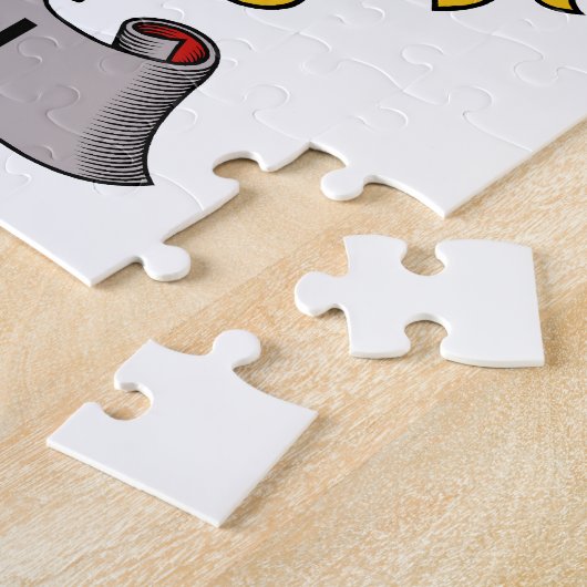 Knutsonの家紋 ジグソーパズル (側面)