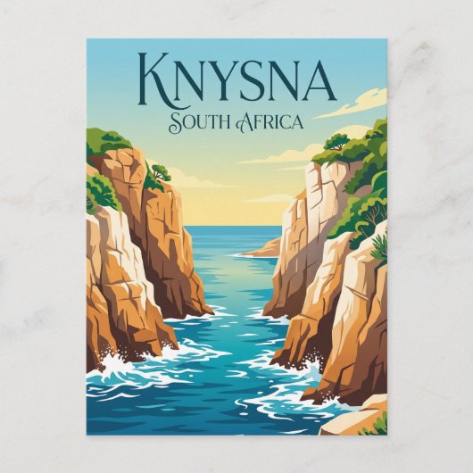 Knysna Heads 南アフリカ ポストカード (正面)