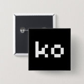 KOボタン 缶バッジ (正面&裏面)