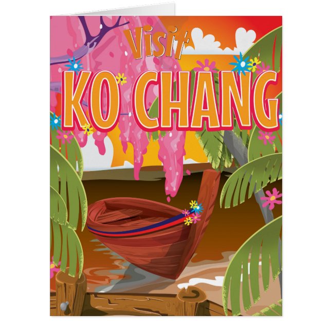 Ko Chang Thailand旅行ポスター (正面)