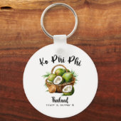 Ko Phi Phi Coconut Thailand Tropical Koh Island Gp キーホルダー (正面)